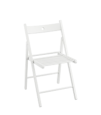 Krzesło składane białe